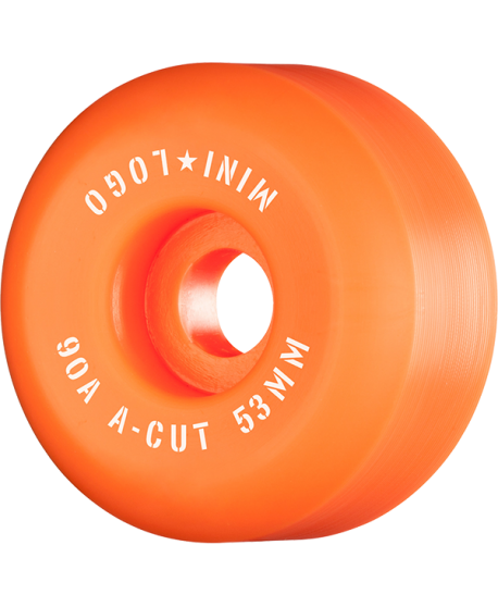 Ruedas Skateboard Mini Logo A-Cut 53mm 90a Hybrid Orange (Set de 4)