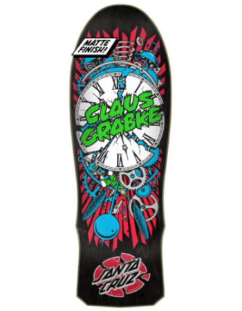 Skateboard Santa Cruz Grabke Exploding Clock Reissue 10" (Solo Tabla)