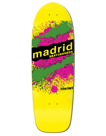 Skateboard Madrid Explosion Yellow 9.5" (Solo Tabla)