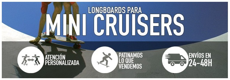 Longboards pequeños y mini-cruisers